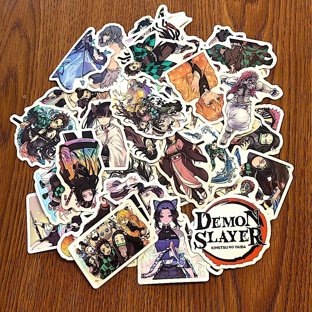 50pcs Demon Slayer Characters Anime Sticker Pack Anime Magna